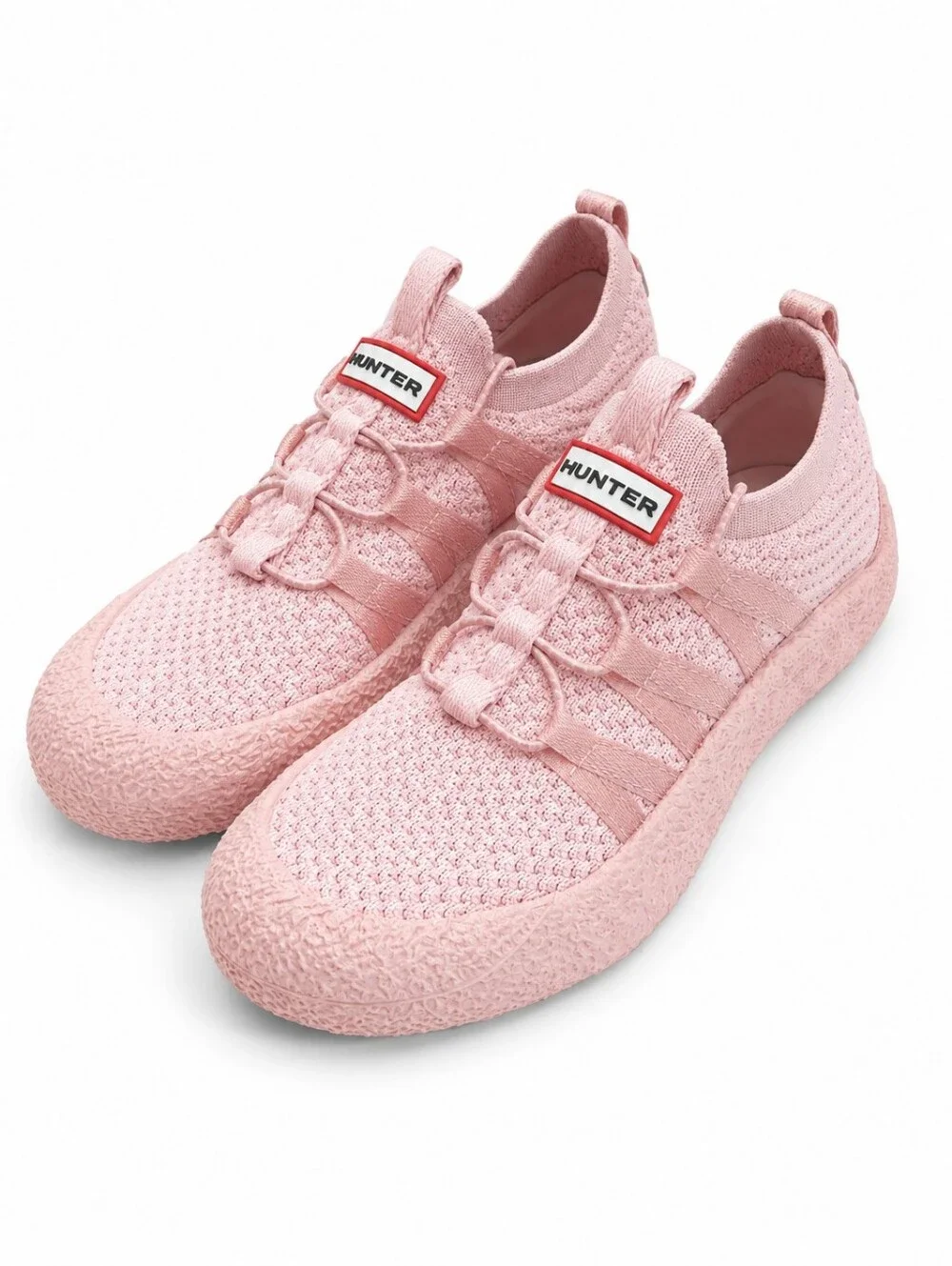 HUNTER Kids Vin Casual Slip-On Water Shoes Medium Pink Knit Size 3 NWT